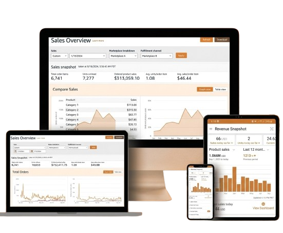 EcomElevate marketplace dashboard